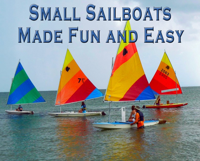 Jay Teaching Sailing on Sunfish Sailboats, minutes from Bradenton and Sarasota